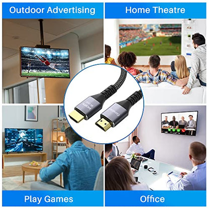 HDMI Cable 2ft: Certified 8K Cable 2-Pack 48Gbps Ultra HD – Packaging