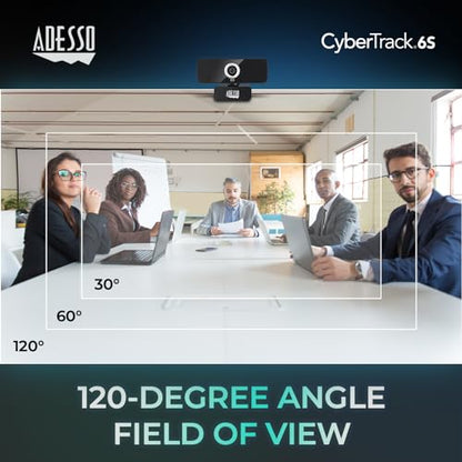 Adesso 4K HDR Ultra HD USB Webcam CyberTrack 6S Camera – In Use