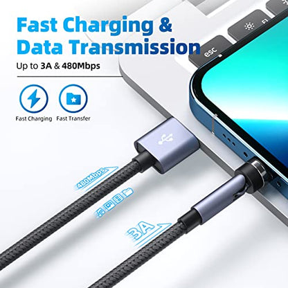 Magnetic Charging: 540 Rotation Magnetic Charging Cable 3A – Close-up Detail