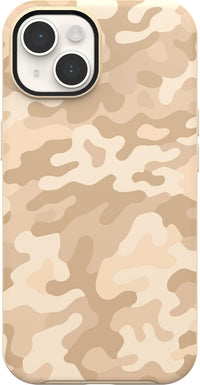 OtterBox Symmetry+ Case for iPhone 14/iPhone 13 with MagSafe, Shockproof, Drop Proof, Protective Thin Case, 3X Tested to Military Standard, Sand Storm CAMO