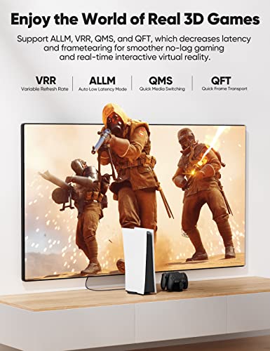 Highwings Long 8K Fiber Optic HDMI Cable – Close-up Detail
