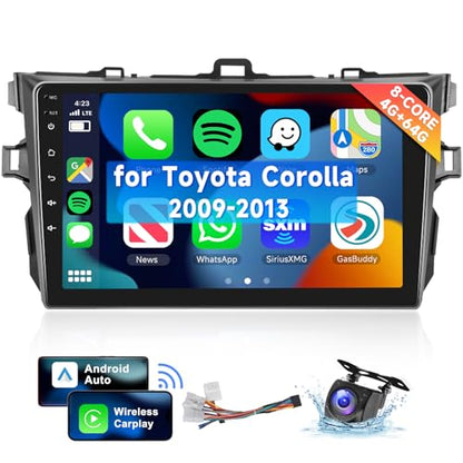 [8 CORE 4G+64G] for Toyota Corolla 2009-2013 Car Radio with – Front View