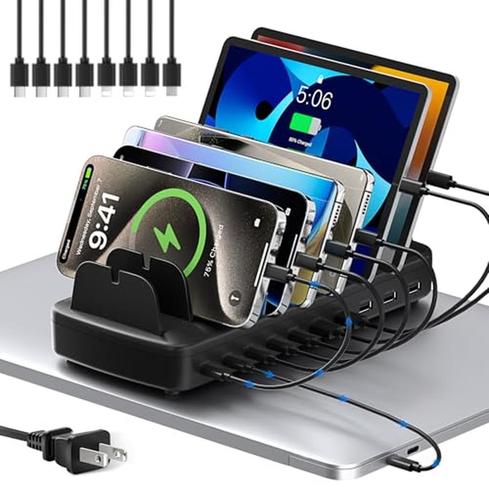 510W Fast Charging Station for Multiple Devices – Front View