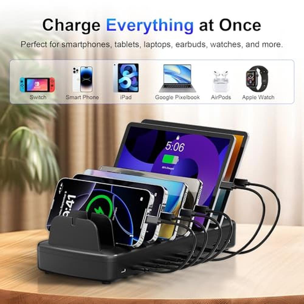 510W Fast Charging Station for Multiple Devices – In Use
