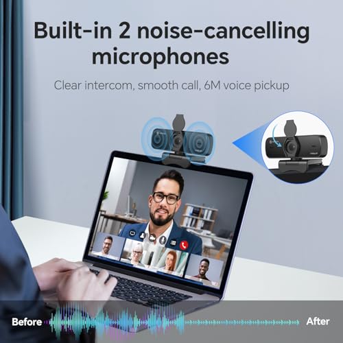 Webcam Newline: N Newline 2.5K Auto Focus Webcam with – In Use
