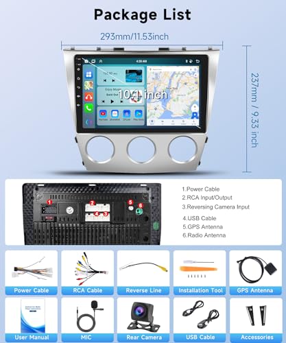 2+64G Car Stereo for Toyota Camry 2006-2011 (Manual A/C) – Feature Highlight