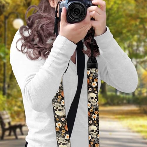 Kathyboom Skull Daisy Camera Straps for Photographers Quick – Close-up Detail