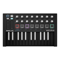 Arturia MiniLab MKII Inverted MIDI Controller Black