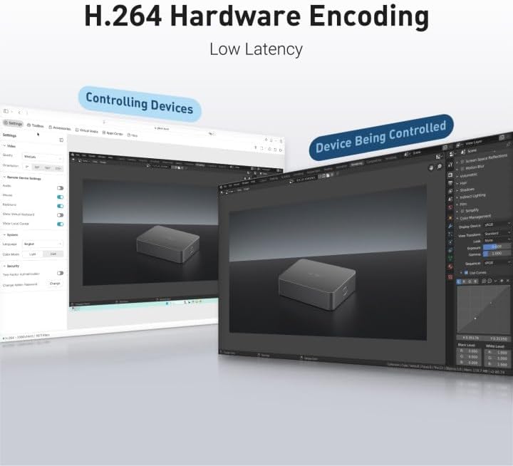 Remote KVM: GL.iNet Comet GL-RM1 4K@30Hz Tailscale Support – Close-up Detail