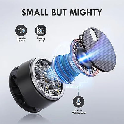 ROFALL USB Computer Speakers: High-Performance 2 Sound Modes – Side View