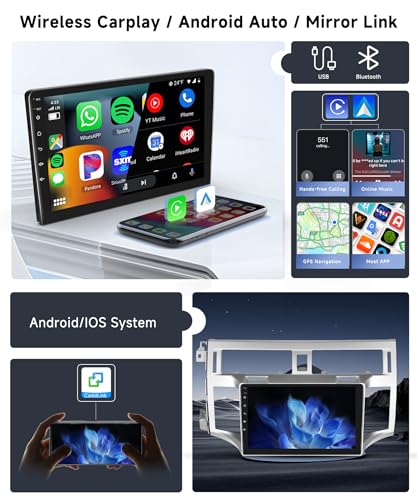 [8 CORE 6G+128G] Car Radio for Toyota RAV4 2001-2006 with – Close-up Detail