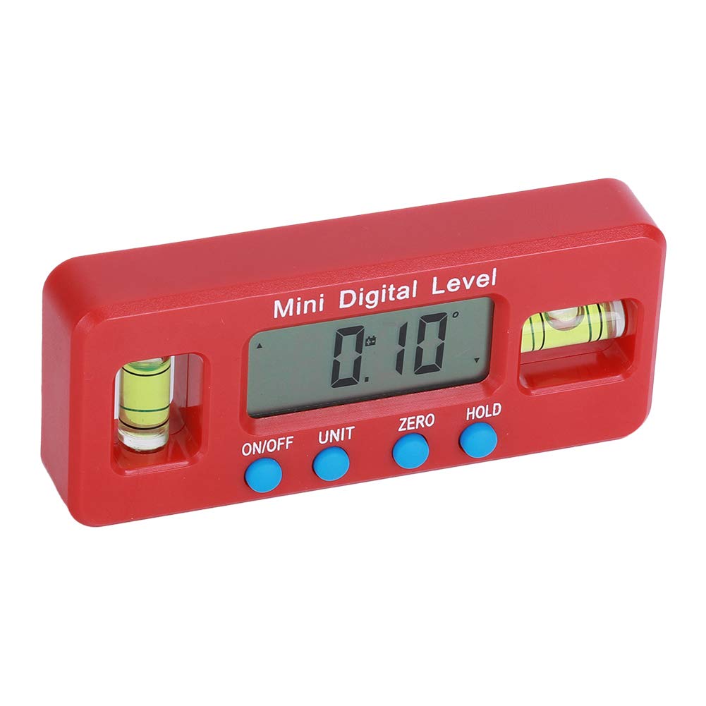 Ruler, Pocket Size Digital Magnetic Programmable Digital Torpedo Angle Finder Bevel Gauge Electronic Measurement Tool, Levels (0-100mm)