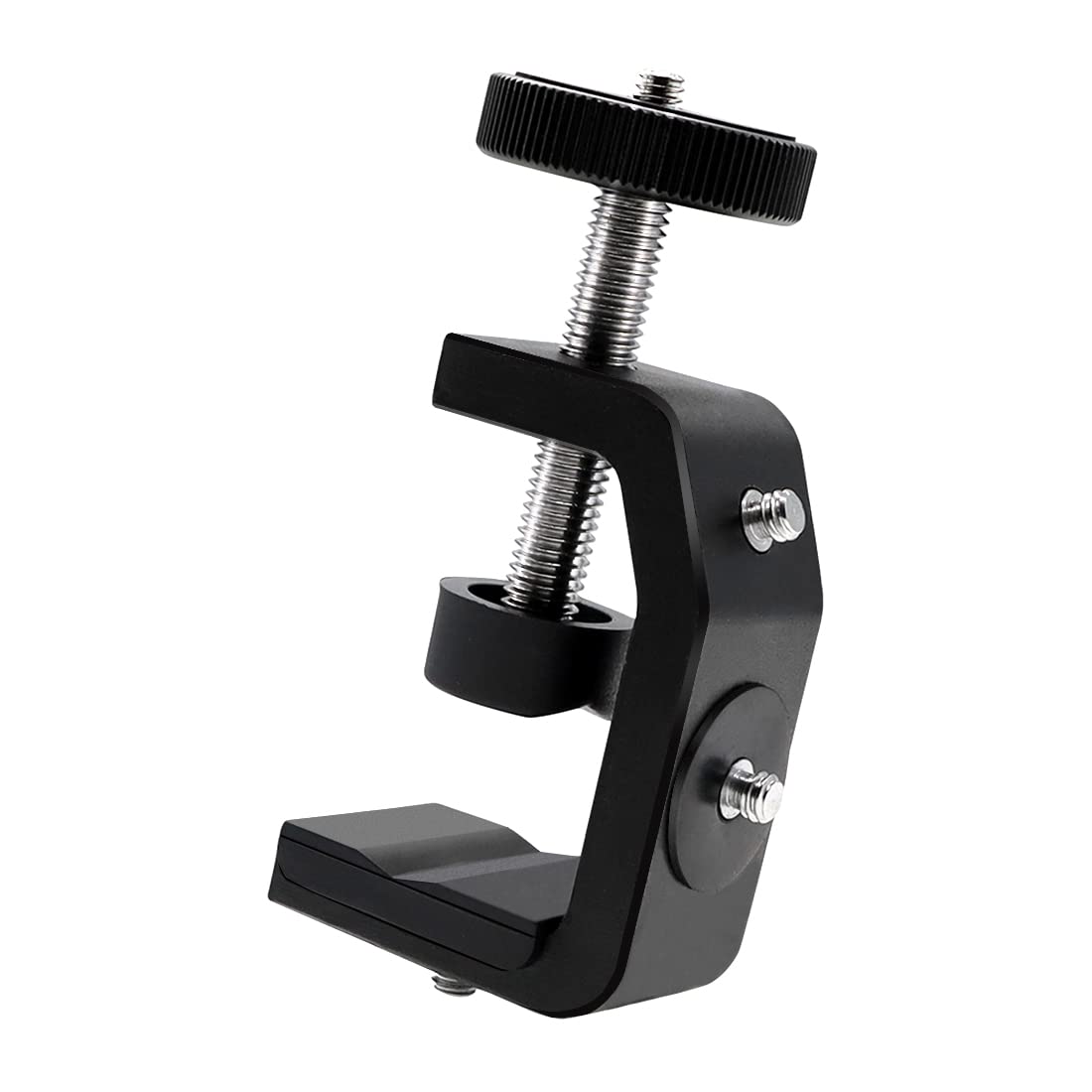 SLOW DOLPHIN Photography C Clamp Camera Clamp Mount with 1/4" Screw for Photo Studio Video DSLR,Cameras, Light Stand, Desk, Rods, Hooks, Shelves, Cross Bars