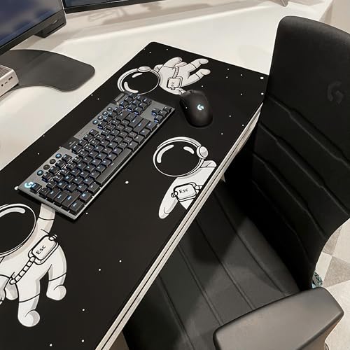 Gaming Mouse Pad: Keycadets Gravity Large Desk Pad for – Side View