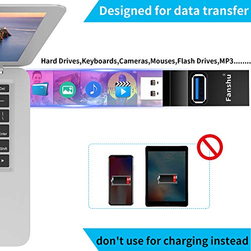 USB 3.0 Hub: Fanshu 3 Port Mini Portable Fast High Speed – In Use