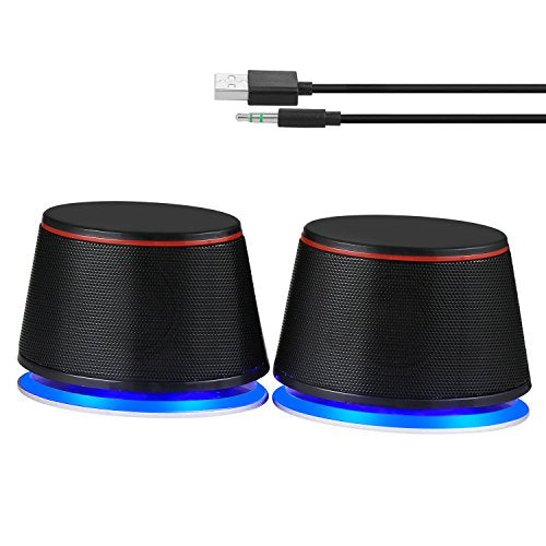 Speakers Bass: Sanyun SW102 5Wx2 Deep Bass Stereo 2.0 USB – Side View