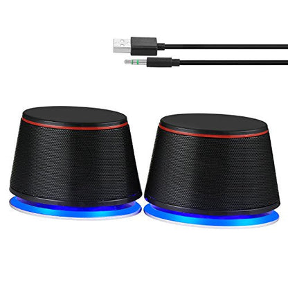 Speakers Bass: Sanyun SW102 5Wx2 Deep Bass Stereo 2.0 USB – Side View