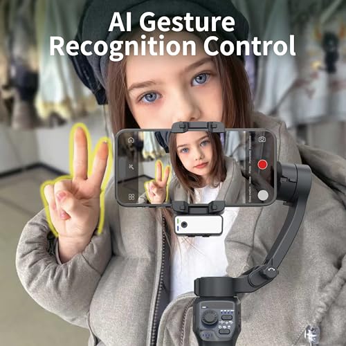 Gimbal Stabilizer: 3-Axis Handheld Gimbal for Smartphone – Close-up Detail