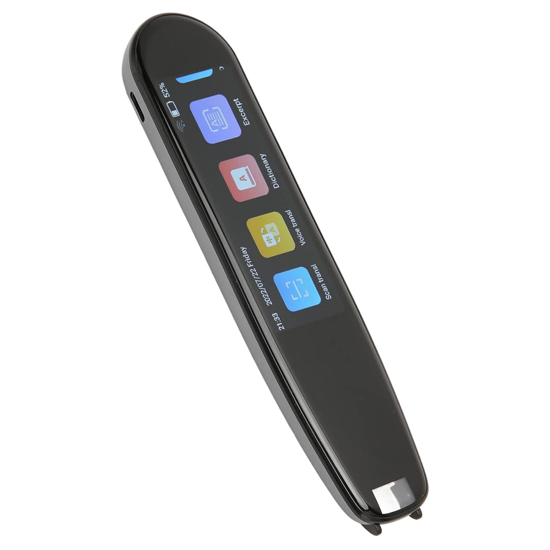Translator Device, 111 Language Dictionary Translator Scanning Pen with 2.99in Touch Screen, Portable Voice Translation Pen Reader, Text Excerpt, for Business Learning Travelling