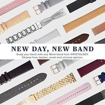 Face Watch: Wristology Roman Numerals Boyfriend Black Face – In Use