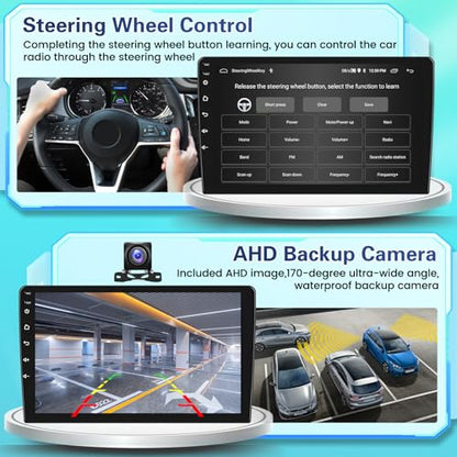 FulukuA: 2+64G for Hyundai Sonata 2004-2008 Android 13 Car – Back View