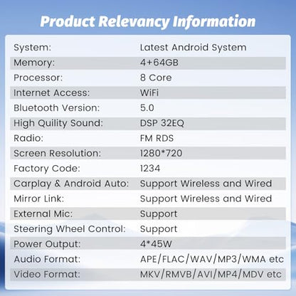 Roinvou 8 Cores 4+64G Android Car Radio for Hyundai Tucson – Close-up Detail