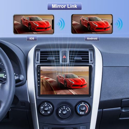 9 Inch Car Radio for Toyota Corolla 2009-2013 – Close-up Detail