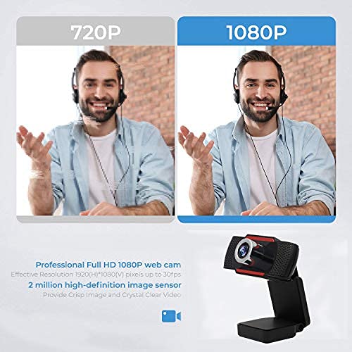 Webcam Streaming: OBEST 1080P Webcam with Microphone – Packaging