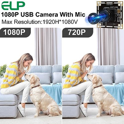 Camera ELP: ELP 3.6mm Lens Raspberry Pi 1080P H.264 – In Use