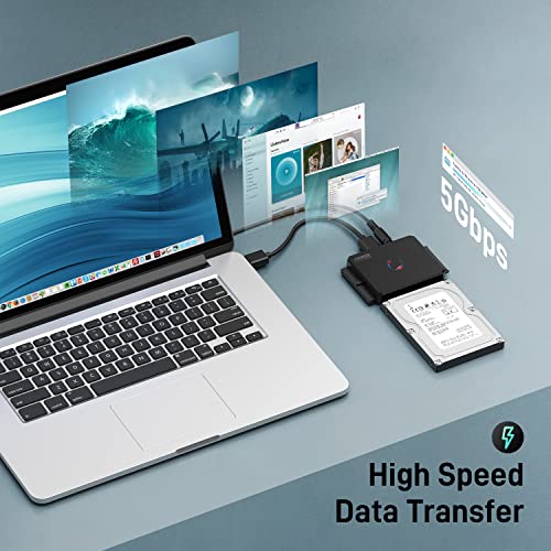 IDE Adapter: FIDECO SATA/IDE to USB 3.0 Adapter Cable – In Use