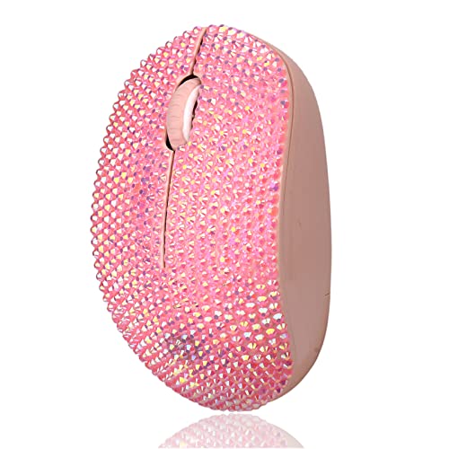 Mouse Bling: Bling Dazzling 2.4GHz Wireless Silent Mouse – Side View