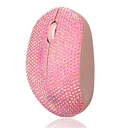 Mouse Bling: Bling Dazzling 2.4GHz Wireless Silent Mouse – Side View