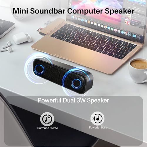 Speaker ZETIY: ZETIY Updated Computer Speaker USB Powered – In Use