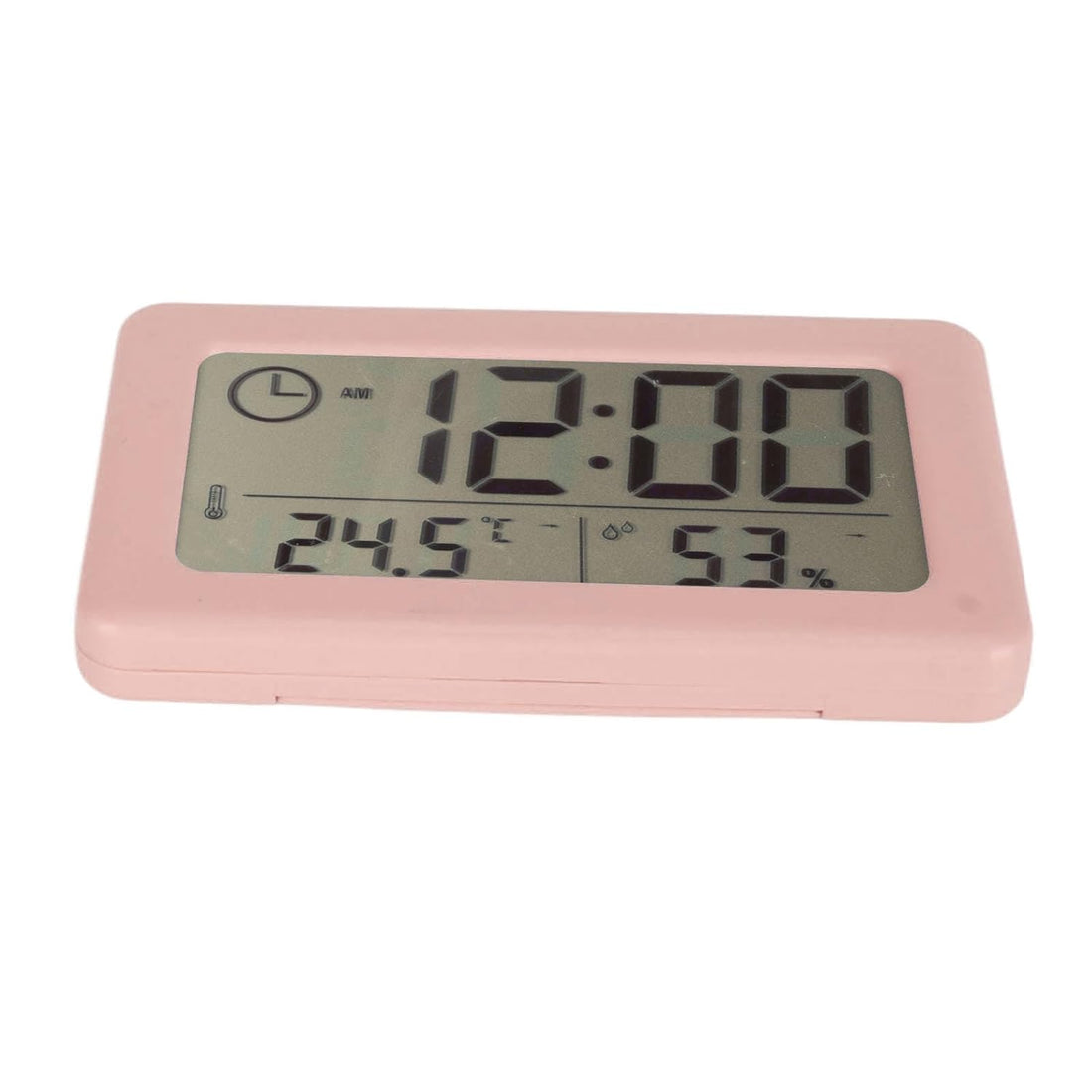 LJCM Digital Temperature Alarm Clock, Easy to Use Plastic Stylish 240mAh Digital Alarm Clock for Greenhouse for Office