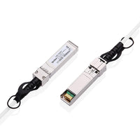 Colored 10G SFP+ Twinax Cable, Direct Attach Copper(DAC) Passive Cable, 0.25m (0.82ft) in White, for Cisco SFP-H10GB-CU0.25M, Meraki, Ubiquit, Mikrotik, Intel, Fortinet, Netgear, D-Link and More