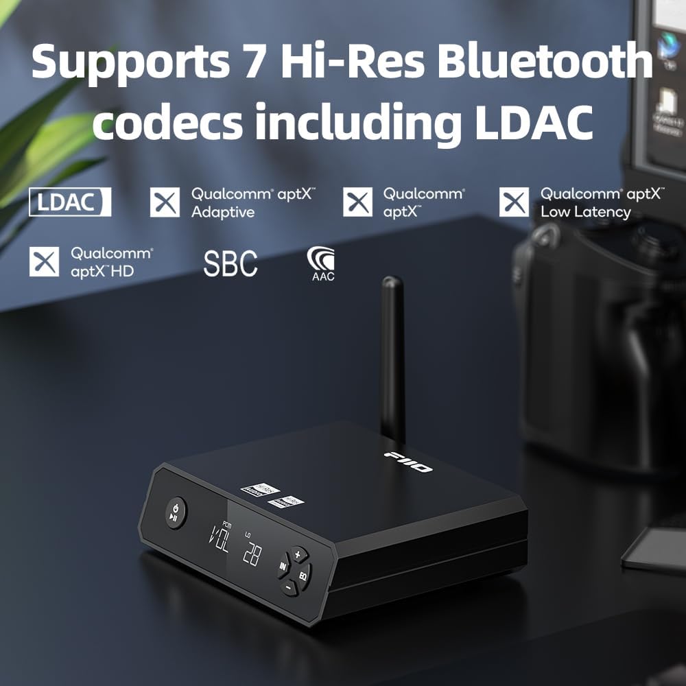 FiiO BR13 HiFi Bluetooth 5.1 Music Receiver Long Range – In Use