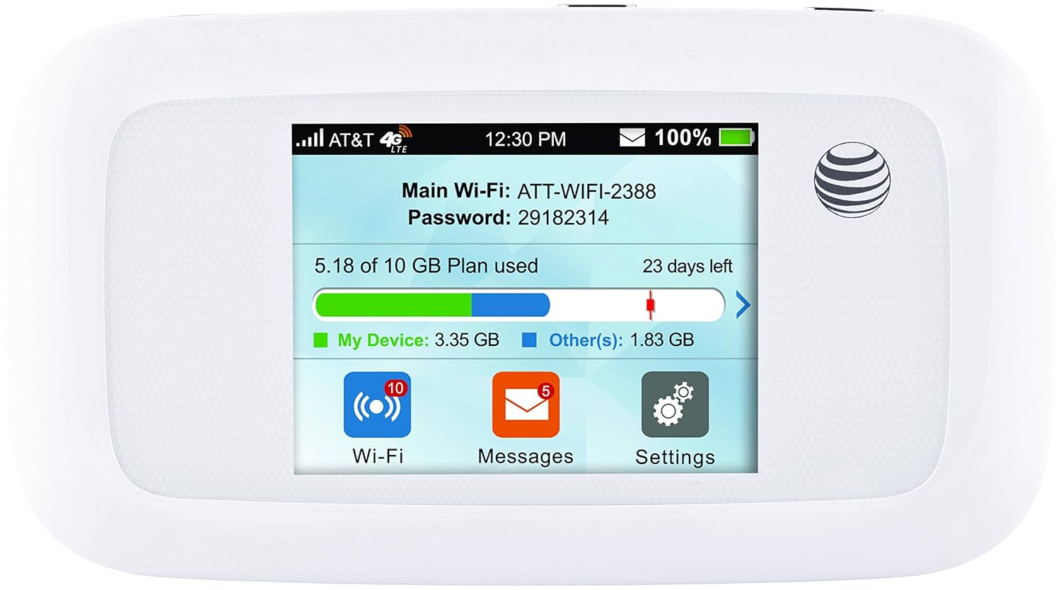 ZTE Velocity 4G LTE Mobile WiFi Hotspot GSM Unlocked - White