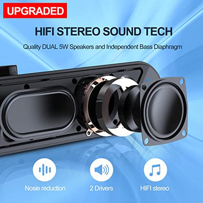 Sound Lenrue: LENRUE A39PRO Computer Speakers Wired USB – Side View