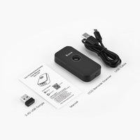 Eyoyo Mini CCD Bluetooth Barcode Scanner, 3-in-1 Bluetooth & USB Wired & 2.4 Wireless Bar Code Reader Portable Image Scanner 1D Screen Scanning compatible with iPad, iPhone, Android Phones, Tablets P