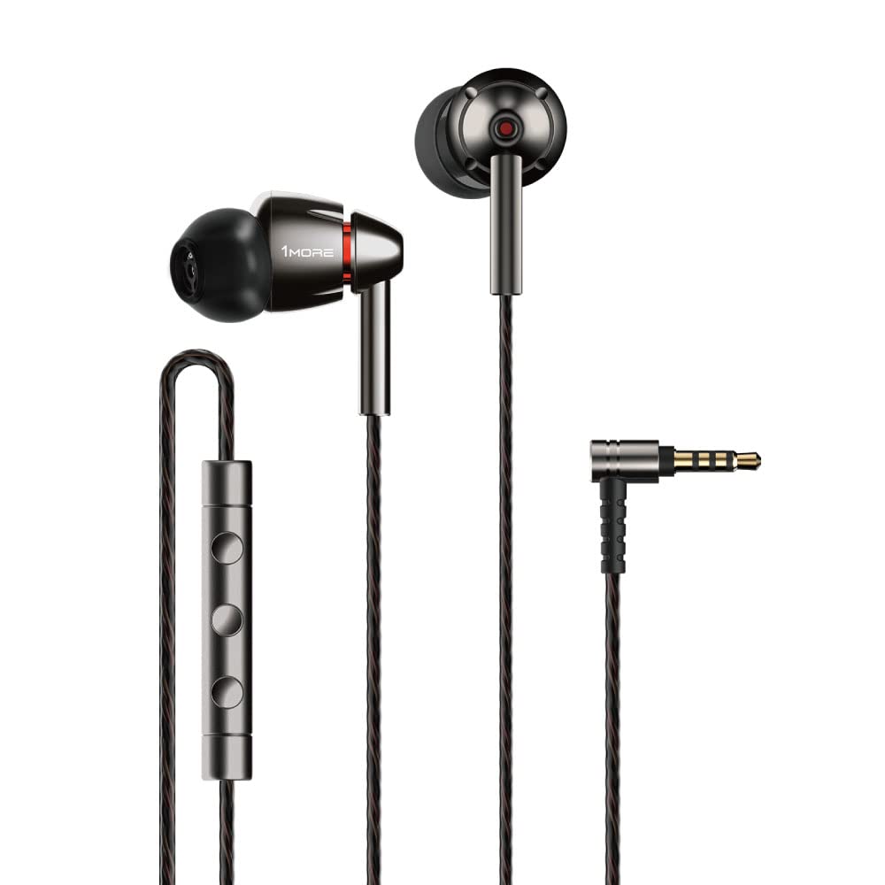 1MORE E1010 Wired in Ear Earphone with Mic (Titanium)