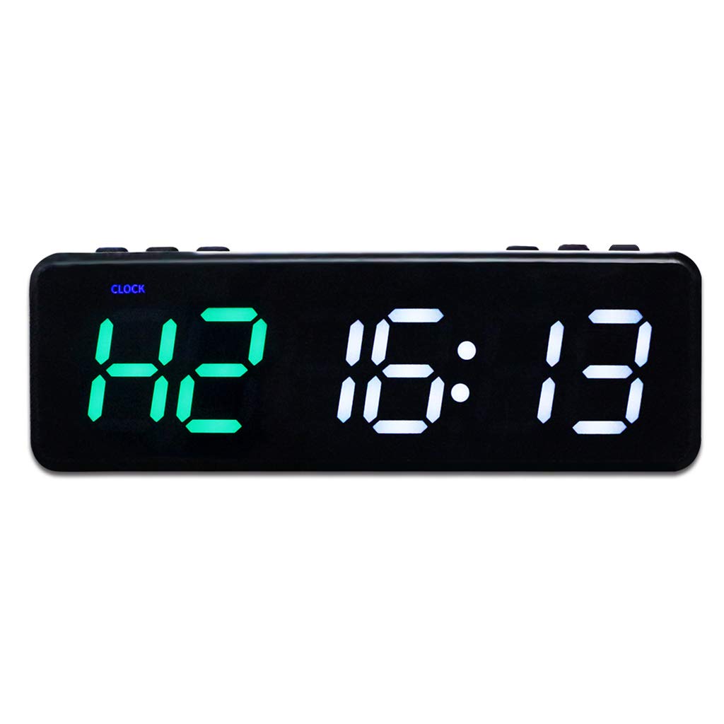 GAN XIN ABS Plastic Mini Interval Timer Fitness Battery Powered Timer Clock Countdown Timer with Button Control