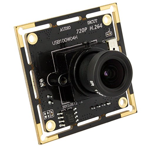 Camera Video: ELP 720p HD USB Camera Module with Microphone – Side View