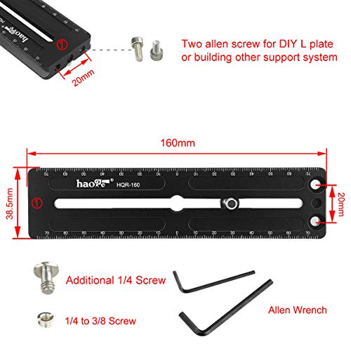 Haoge HQR-160 160mm Multi-Purpose Long Quick Release – Additional Angle