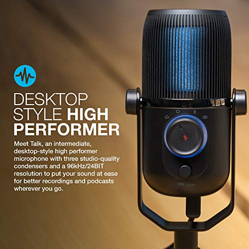 JLab Talk USB Microphone: JLab Talk Pro USB Microphone – Side View