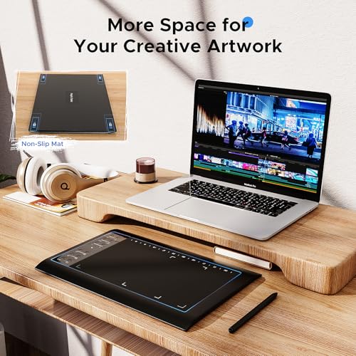 Drawing Tablet: TeinenRon Graphics 10x6 Inch with 8192 – Close-up Detail