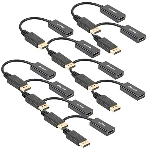DisplayPort to HDMI Adapter: Anbear Premium 10-Pack – Front View