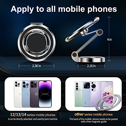 Magnetic Car Phone Holder for MagSafe – Side View