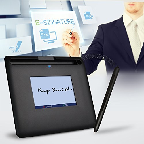 PenPower LCD Signature Pad: L398S 3.6 x 2.5 Inch Large – Side View