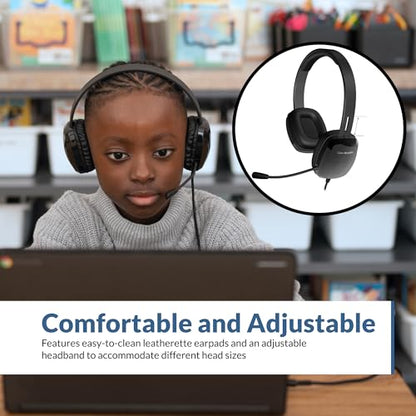 Cyber Acoustics Stereo USB Headset AC-6012 – Close-up Detail