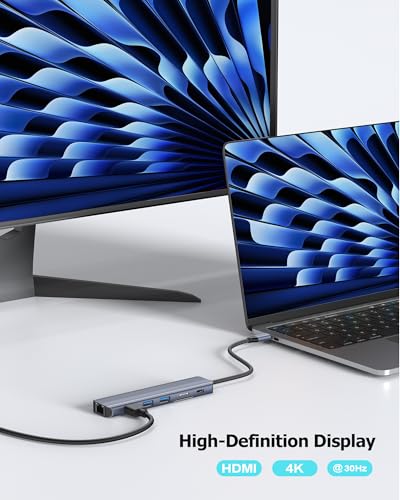 Ethernet Glomtheia: Glomtheia USB C Hub Ethernet HDMI – Packaging